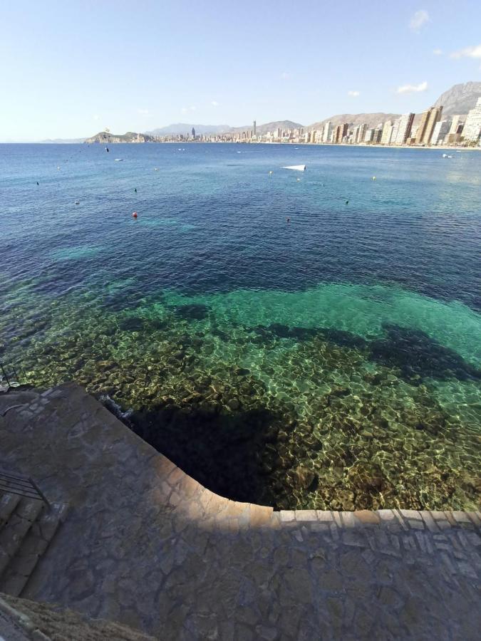 Estudio Primera Linea Con Acceso Privado Al Mar Μπένιντορμ Εξωτερικό φωτογραφία